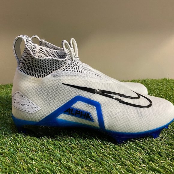 Nike Alpha Menace Elite 3 Football Cleats Game Royal White CT6648-101 Mens main image 4